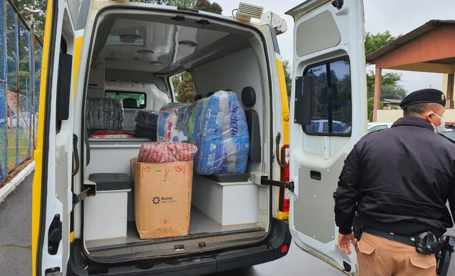 Batalhão do Centro-Sul do estado arrecada cobertores para Hospitais e casas de apoio