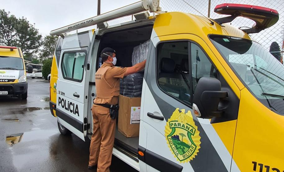 Batalhão do Centro-Sul do estado arrecada cobertores para Hospitais e casas de apoio