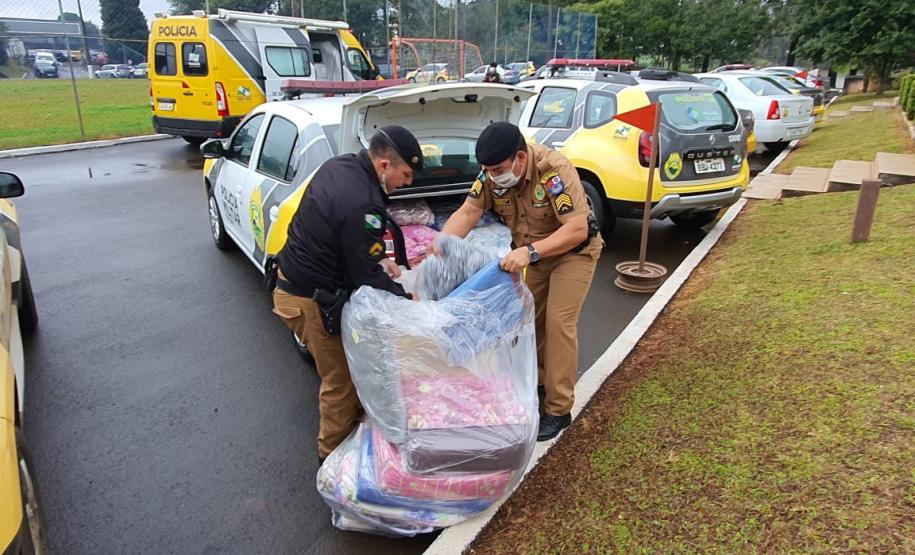Batalhão do Centro-Sul do estado arrecada cobertores para Hospitais e casas de apoio