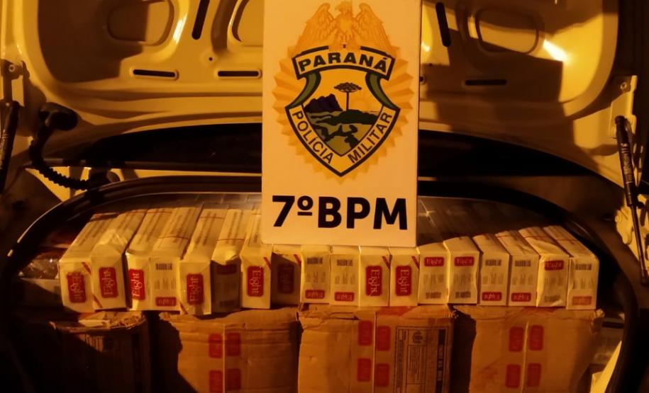 PM prende três pessoas e apreende quatro veículo com contrabando no Noroeste do estado