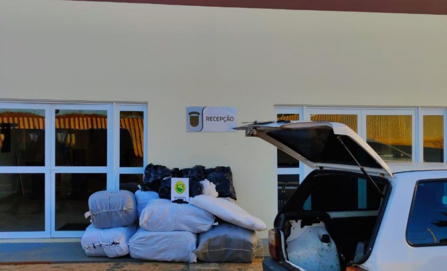 Mais de 400 pares de tênis contrabandeados são apreendidos pelo BPFron em Barracão