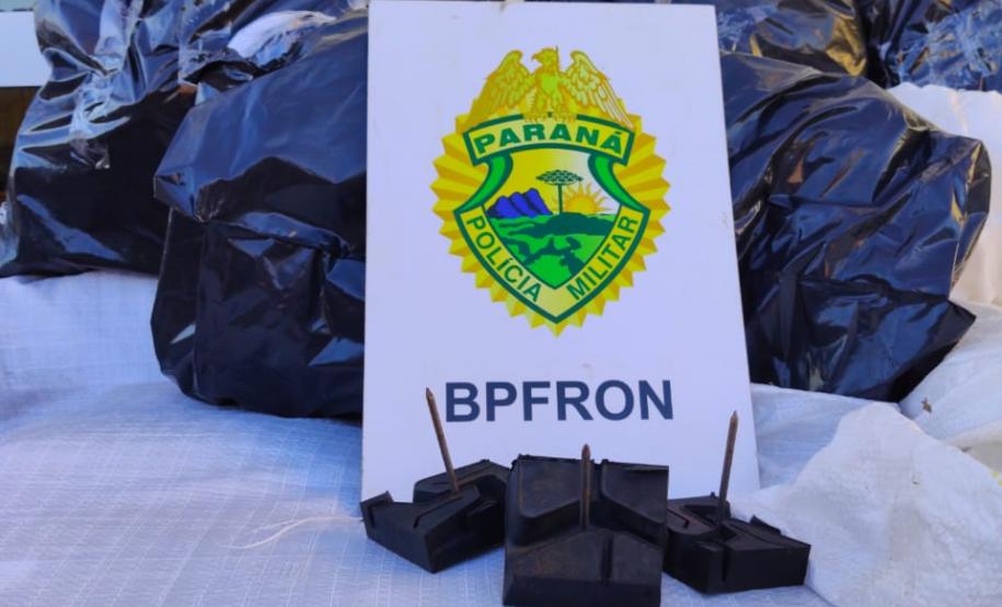 Mais de 400 pares de tênis contrabandeados são apreendidos pelo BPFron em Barracão