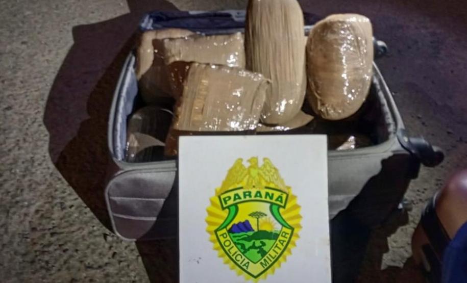 Mais de 25 quilos de maconha são apreendidos pelo BPFron no Oeste do estado