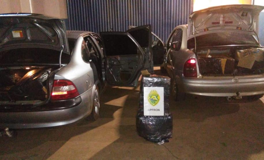 Em situações distintas, BPFron apreende cargas de cigarros, vinho e celulares no Oeste do estado
