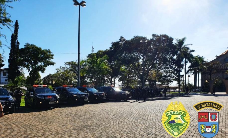 Durante Operação Saturação, 5º Batalhão apreende drogas e encaminha cinco pessoas, no Norte do Paraná