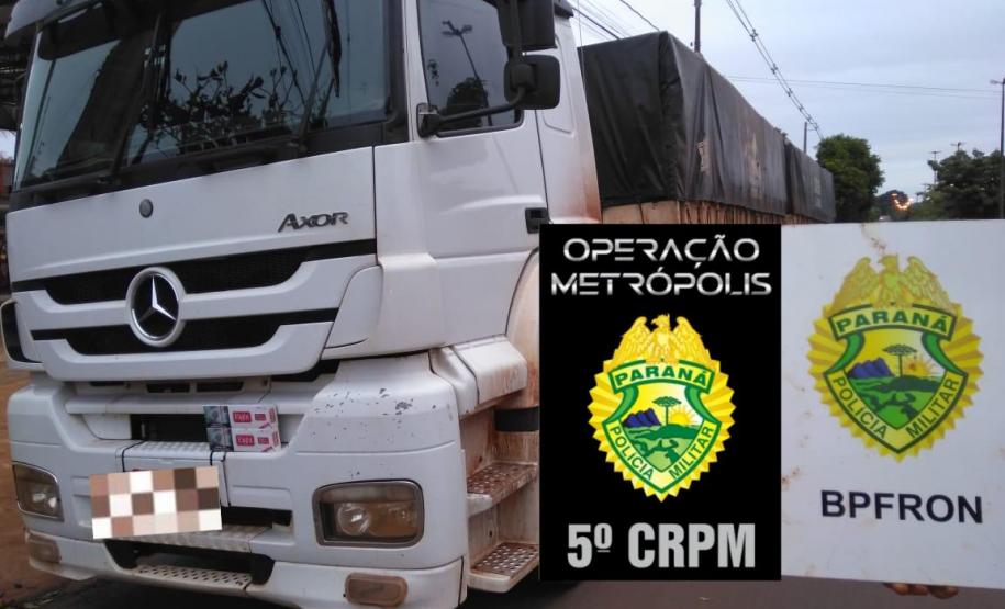 Durante a Operação Metrópolis, BPFron apreende drogas e contrabando no Oeste do estado