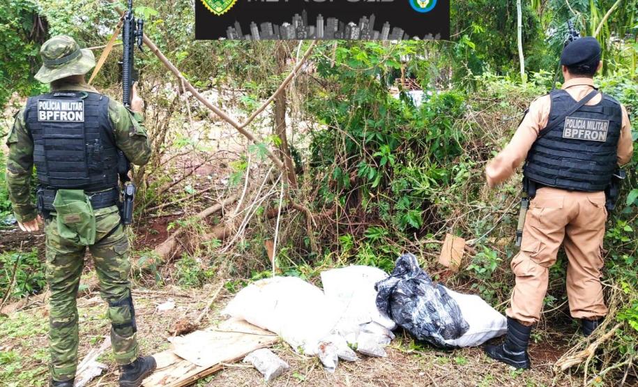 Durante a Operação Metrópolis, BPFron apreende drogas e contrabando no Oeste do estado
