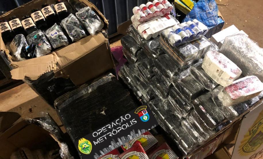 Operação Metrópolis retira mais de 2,5 tonelada de drogas no Oeste do estado; 40 pessoas acabaram presas