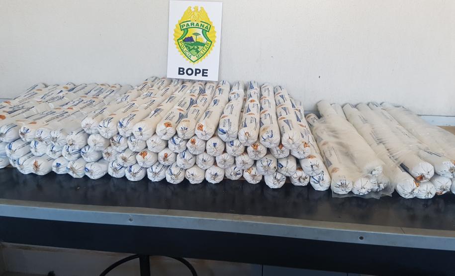 1º BPM localiza e Esquadrão Antibombas recolhe mais de 120 quilos de explosivos em Ponta Grossa (PR)