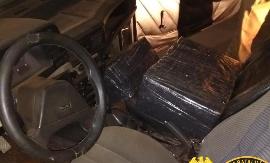 Adolescente tenta fugir da PM com 337 quilos de maconha, mas acaba apreendido em Guaíra