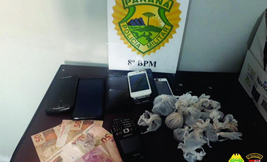 No Noroeste do estado, PM prende dois homens, apreende drogas e uma arma de fogo em situações distintas