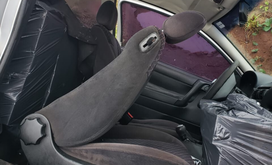 BPRv apreende carro carregado com cigarros contrabandeados no Oeste do estado