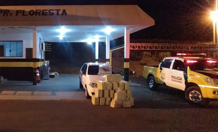 BPRv apreende R$ 1 milhão em maconha durante abordagem no Noroeste do estado