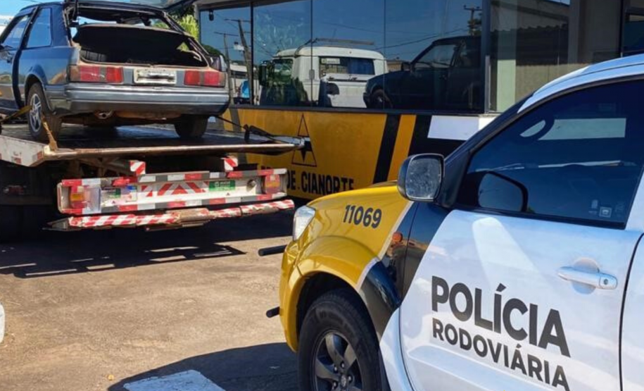 BPRv apreende 60 quilos de maconha ao abordar carro que estava em guincho no Noroeste do estado