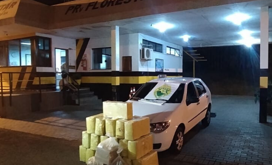 BPRv apreende R$ 1 milhão em maconha durante abordagem no Noroeste do estado