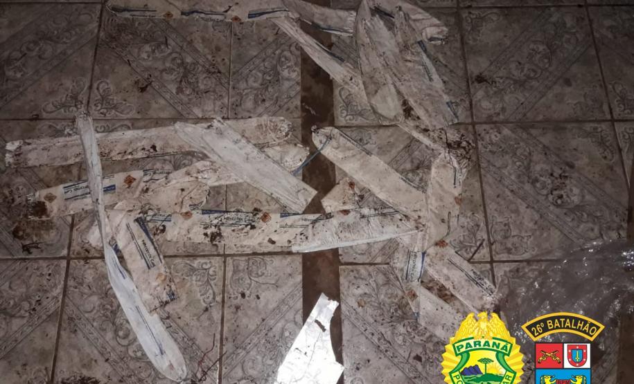 Nos Campos Gerais, PM encontra artefatos explosivos e miguelitos após denúncia anônima