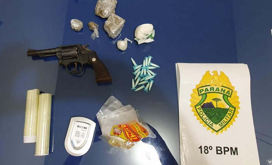 Em menos de 24 horas, 18º Batalhão apreende drogas, arma de fogo e encaminha 10 pessoas no Norte do estado