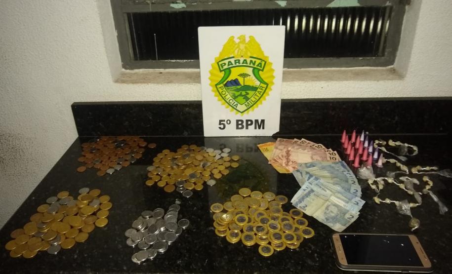 No Norte do estado, PM apreende mais de 11 quilos de drogas e uma prensa em situações distintas