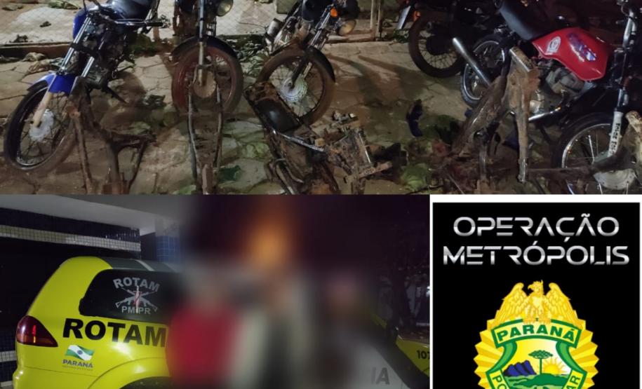 Com a Operação Metrópolis, 5º Comando Regional apreende mais de 360 quilos de maconha e recupera moto furtada