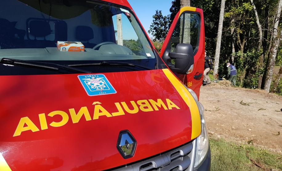 BPMOA resgata homem ferido em acidente de trânsito em Campo Largo, na RMC