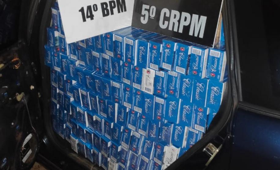 Em situações distintas, equipes a serviço da Operação Metrópolis apreendem mais de 400 quilos de maconha e 1,6 mil pacotes de cigarros
