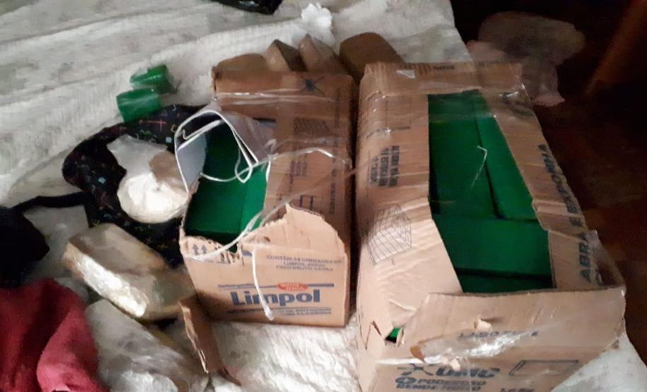 Mais de 124 quilos de drogas são apreendidos pela PM em Francisco Beltrão (PR)