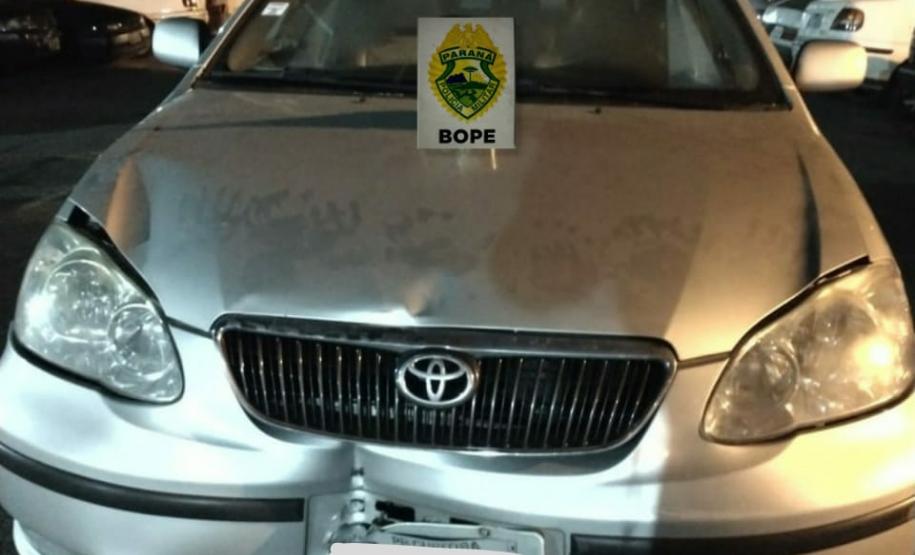 BOPE apreende 12 quilos de maconha e recupera carros roubados no fim de semana