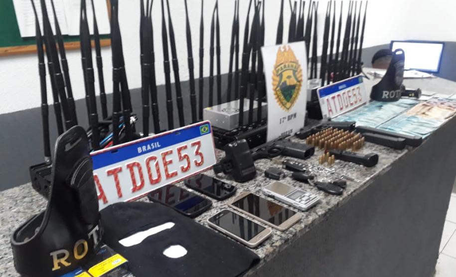 Quadrilha envolvida em roubo de cargas é desmantelada pela PM, em São José dos Pinhais