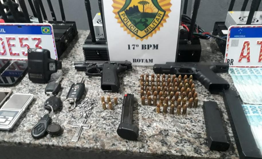 Quadrilha envolvida em roubo de cargas é desmantelada pela PM, em São José dos Pinhais