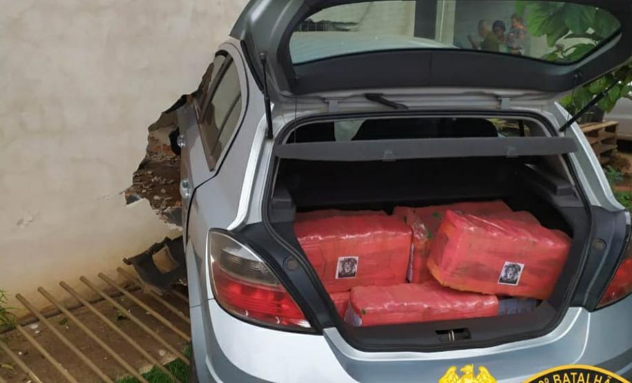 No Noroeste do estado, PM prende homem e apreende mais de 200 quilos de maconha