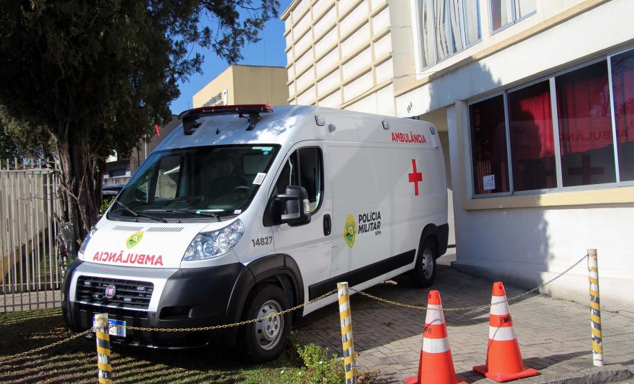 Hospital da PM recebe nova ambulância com suporte avançado para reforçar atendimento a pacientes