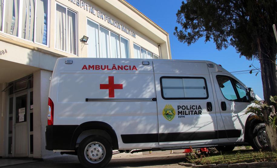 Hospital da PM recebe nova ambulância com suporte avançado para reforçar atendimento a pacientes