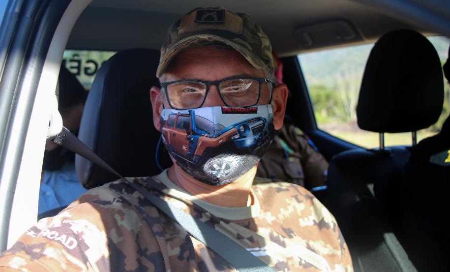 BPRv promove treinamento em caminhonete 4x4 para policiais militares e agentes de trânsito em Quatro Barras, na RMC