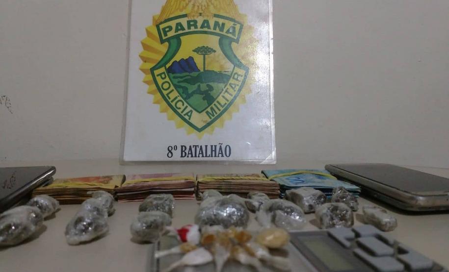 Equipes da PM de Paranavaí encaminham seis pessoas por roubos e envolvimento com tráfico de drogas