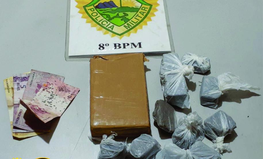 Em situações distintas, policiais militares do Noroeste prendem quatro pessoas e apreendem mais de 800 gramas de maconha
