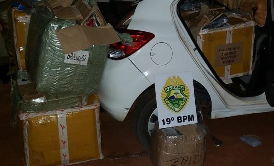 Com a Operação Metrópolis, 5º Comando Regional apreende mais de 360 quilos de maconha e recupera moto furtada