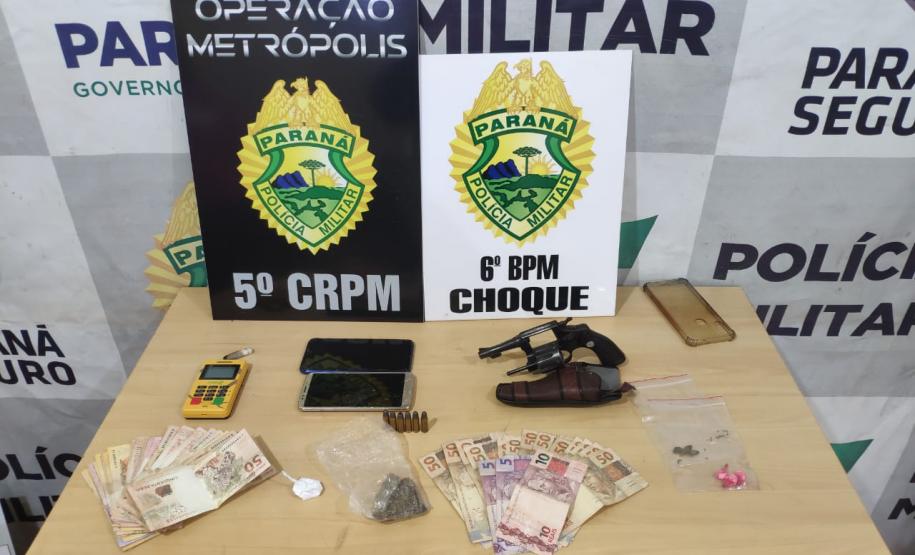 Balanço de cinco dias da Operação Metrópolis aponta apreensão de mais de 3 toneladas de drogas e de 18 armas de fogo no Oeste do estado