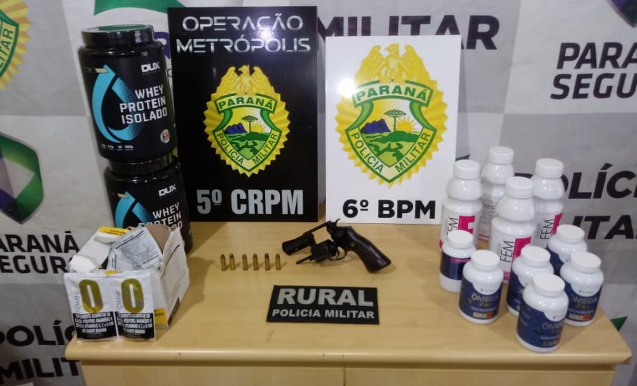 Balanço de cinco dias da Operação Metrópolis aponta apreensão de mais de 3 toneladas de drogas e de 18 armas de fogo no Oeste do estado