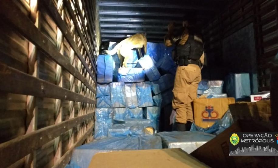 Balanço de cinco dias da Operação Metrópolis aponta apreensão de mais de 3 toneladas de drogas e de 18 armas de fogo no Oeste do estado