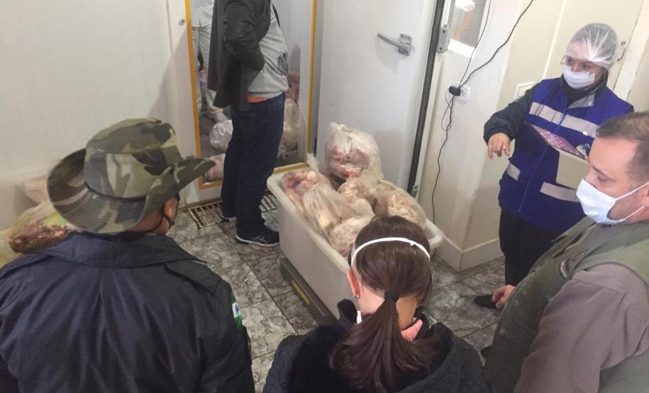 Cinco toneladas de carne são apreendidas pelo BPAmb-FV no Noroeste do estado