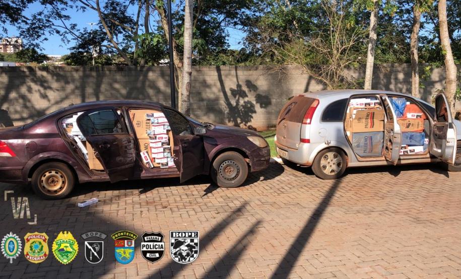 Em um dia, integrantes da operação Hórus fazem apreensões de contrabando avaliados em R$ 10 milhões