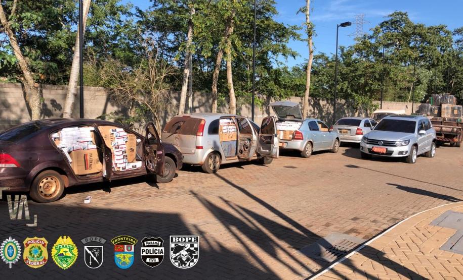 Em um dia, integrantes da operação Hórus fazem apreensões de contrabando avaliados em R$ 10 milhões