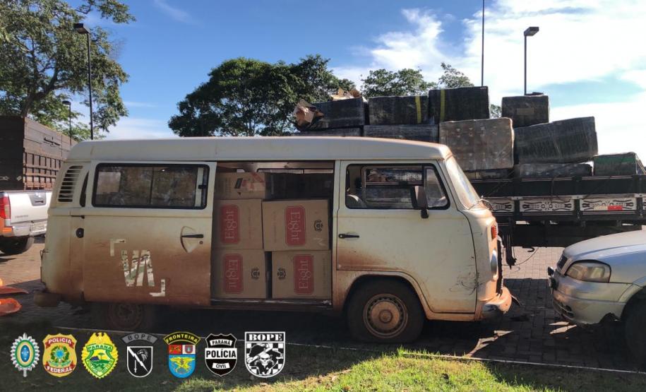 Em um dia, integrantes da operação Hórus fazem apreensões de contrabando avaliados em R$ 10 milhões