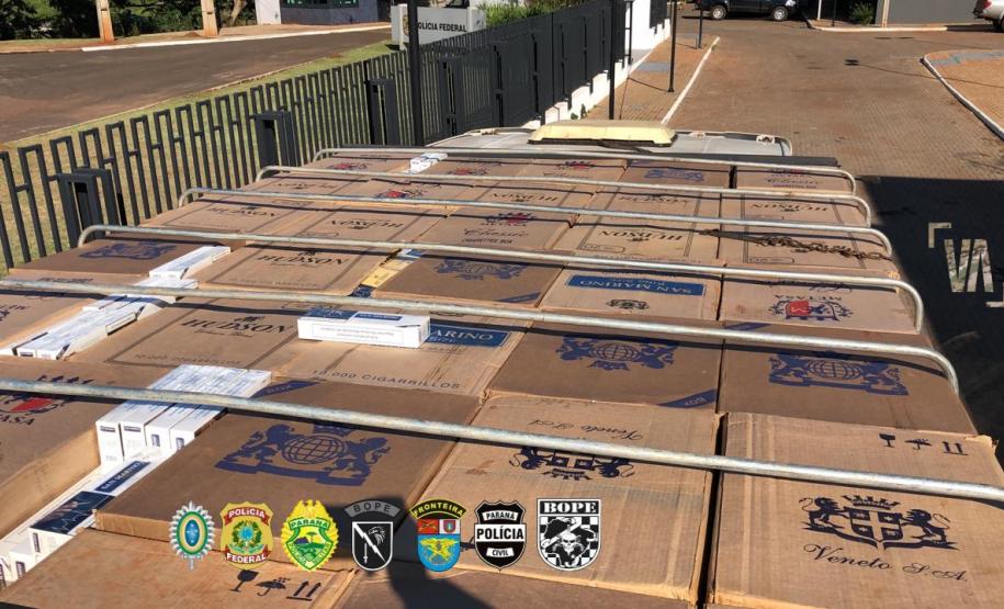 Em um dia, integrantes da operação Hórus fazem apreensões de contrabando avaliados em R$ 10 milhões