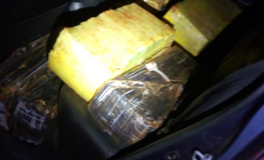 Mais de 360 quilos de maconha são apreendidos pela PM no Oeste do estado