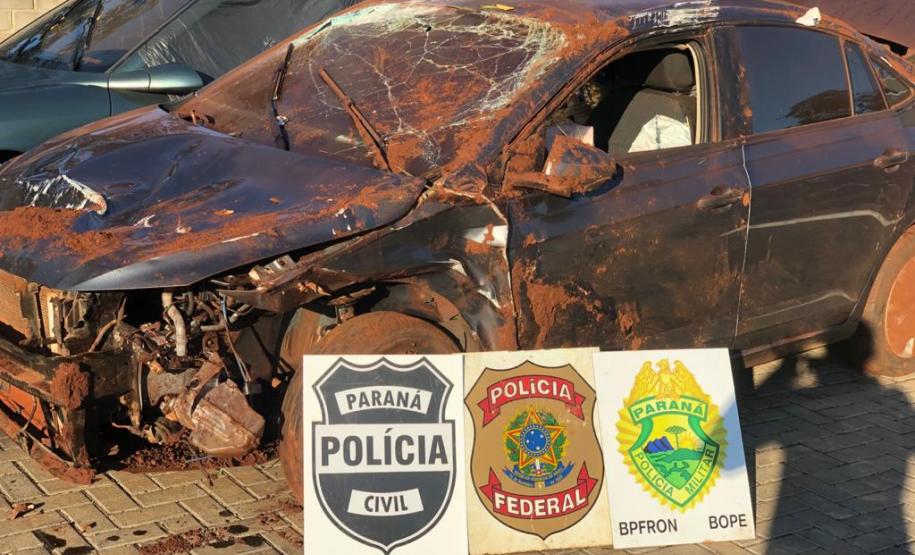 Carros com contrabando são apreendidos em Guaíra (PR) durante a Operação Hórus