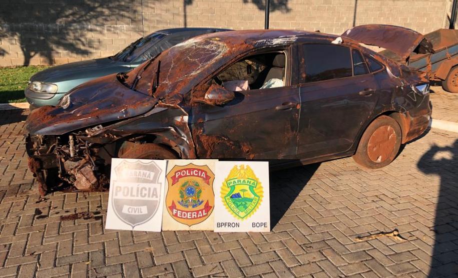 Carros com contrabando são apreendidos em Guaíra (PR) durante a Operação Hórus