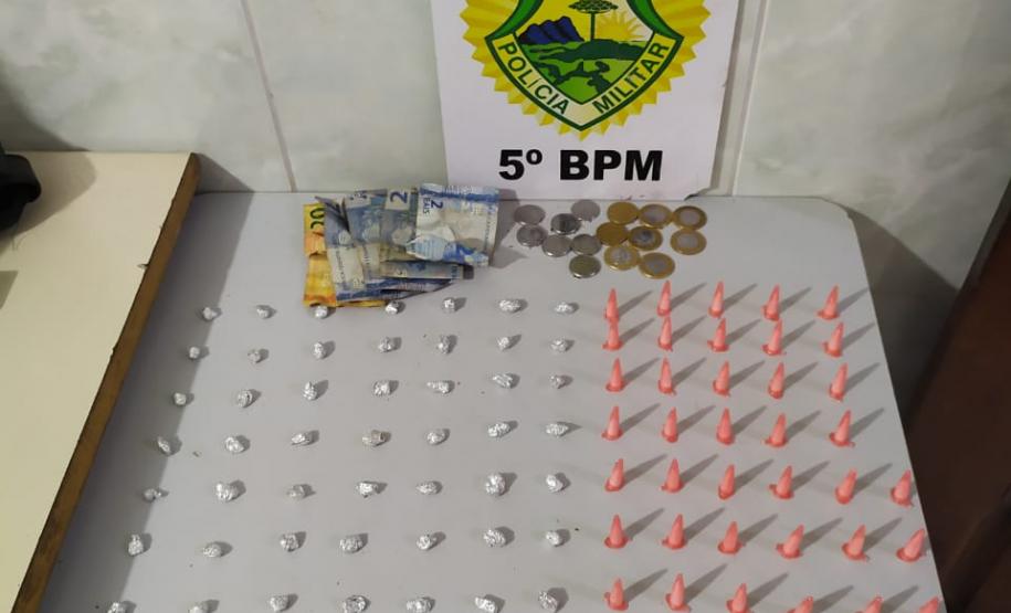 Em situações distintas, PM prende sete pessoas e apreende mais de 419 porções de drogas e uma arma de fogo no Norte do estado