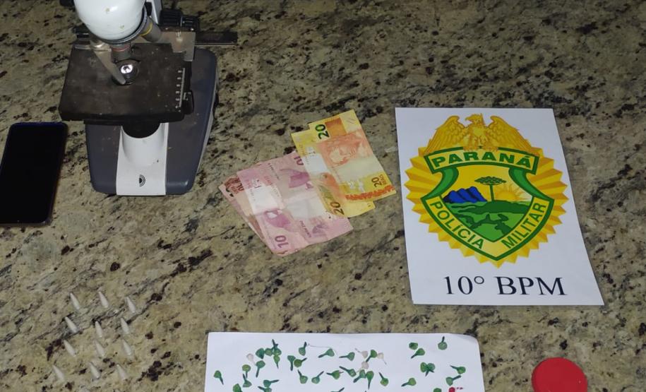 Cerca de R$ 80 mil em drogas é apreendida pela PM em Apucarana, no Norte do estado