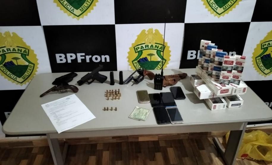 Durante a operação Hórus, BPFron apreende três armas de fogo e mais de 220 quilos de maconha e haxixe